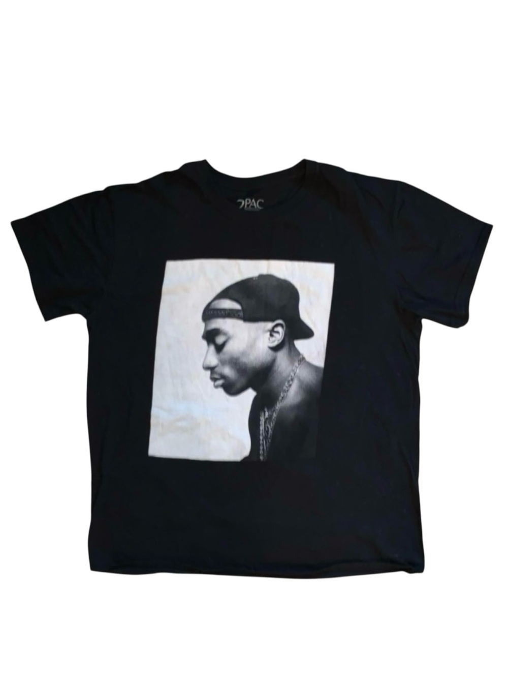 Tupac 2Pac Amaru Graphic Print Cotton T-Shirt